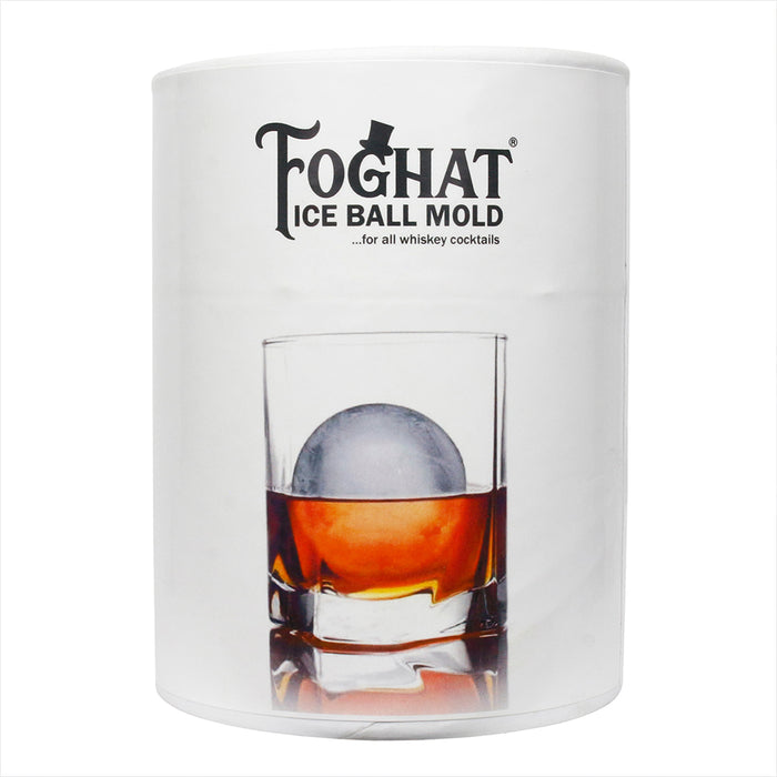 Foghat 2 Inch Ice Ball Mold for Whisky Cocktails Silicone Easy Fill Leak Proof