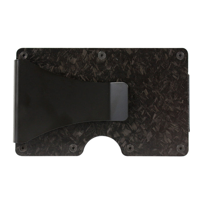 GRID Wallet Forged Carbon Lightweight Card Holder w/ RFID Theft Blocking Panels