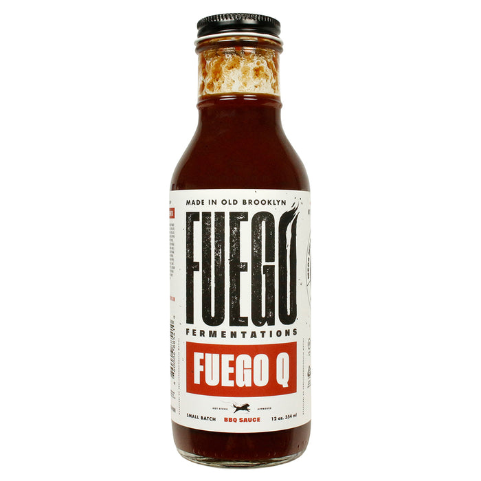 Fuego Fermentations Fuego Q BBQ Sauce Sweet & Savory Gluten Free Vegan 12 Ounce