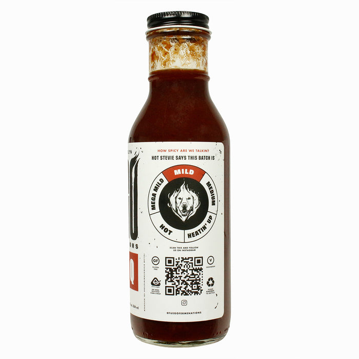 Fuego Fermentations Fuego Q BBQ Sauce Sweet & Savory Gluten Free Vegan 12 Ounce