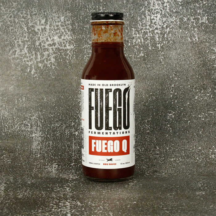 Fuego Fermentations Fuego Q BBQ Sauce Sweet & Savory Gluten Free Vegan 12 Ounce