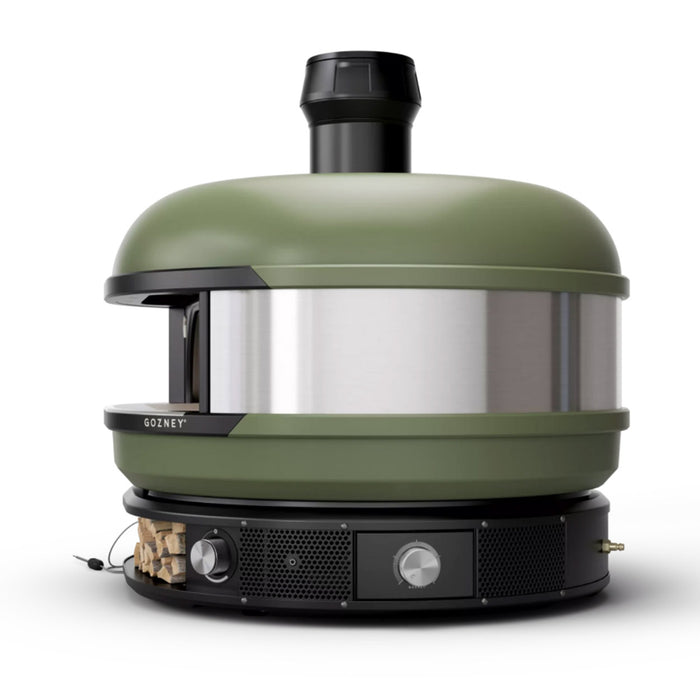 Gozney Dome Pizza Oven Natural Gas and Wood Fire Olive Green GDNCMUS1242