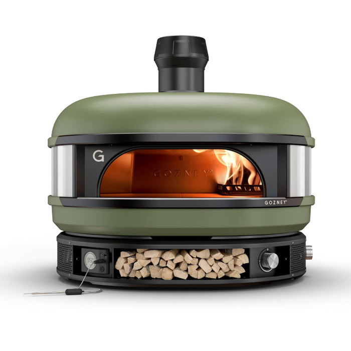 Gozney Dome Pizza Oven Natural Gas and Wood Fire Olive Green GDNCMUS1242