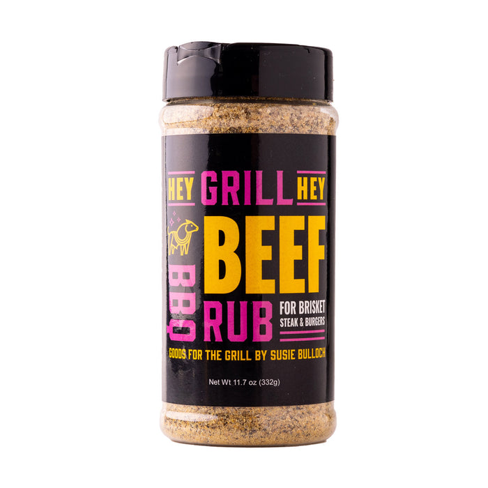 Hey Label Hey Grill Hey Signature Beef BBQ Rub 11.7 Oz Bottle Award Winning Beef ...