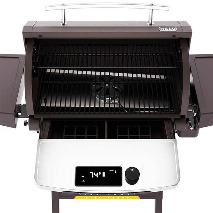 Halo Prime 550 Electric Pellet Grill With X Cart Portable Black HS-1001-XNA