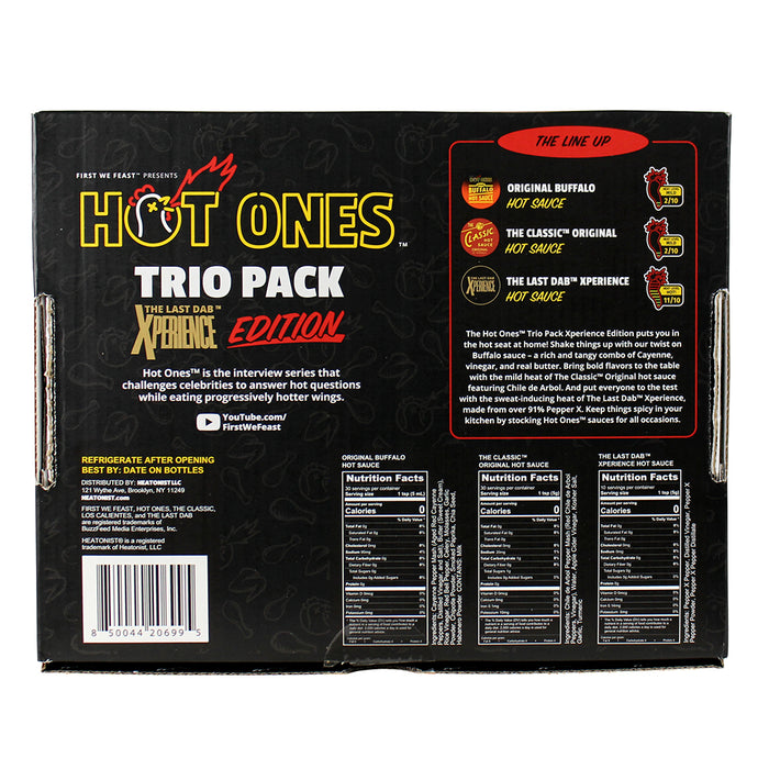 Hot Ones Mini Dab Challenge Hot Sauce Buffalo Classic Xperience HSP-HOMDC-4