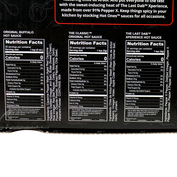 Hot Ones Mini Dab Challenge Hot Sauce Buffalo Classic Xperience HSP-HOMDC-4