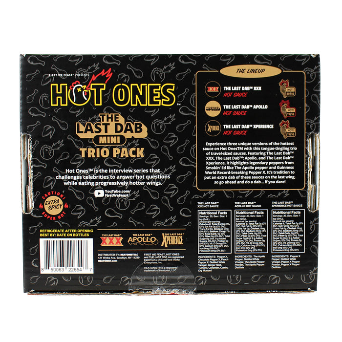 Hot Ones The Last Dab Mini Trio XXX Apollo Xperience Extra Hot HSP-LDTMINI-1