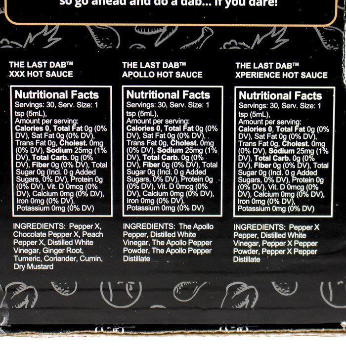 Hot Ones The Last Dab Mini Trio XXX Apollo Xperience Extra Hot HSP-LDTMINI-1