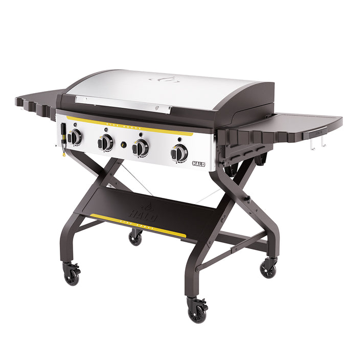 Halo Elite 4B Outdoor Propane Freestanding Griddle Stainless Steel 4 Burner