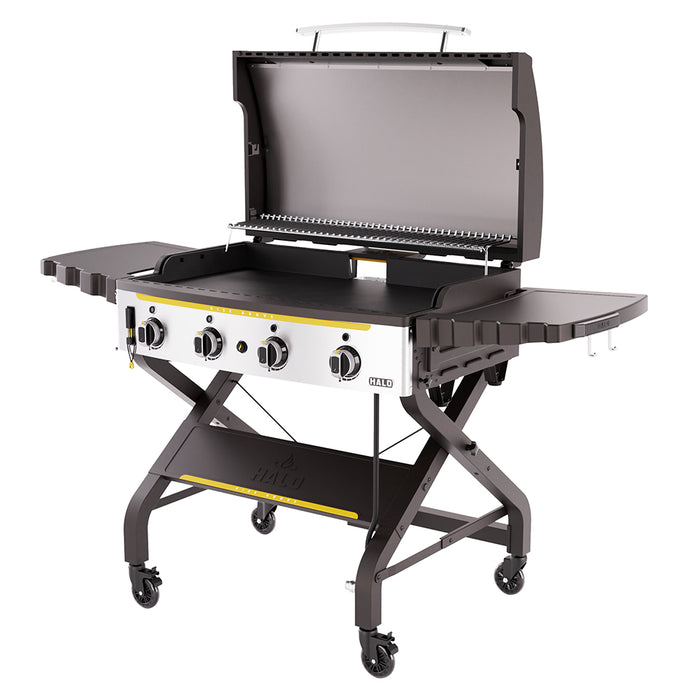 Halo Elite 4B Outdoor Propane Freestanding Griddle Stainless Steel 4 Burner