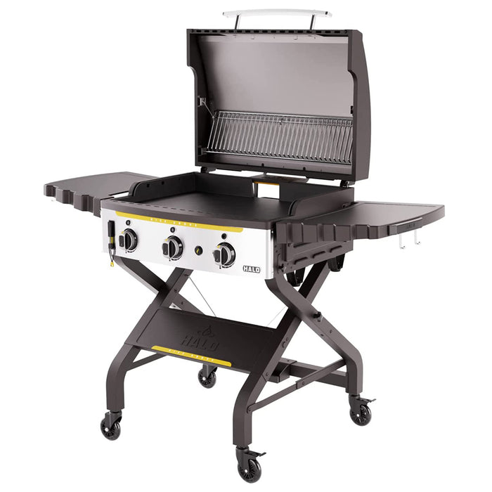 Halo Elite 3B Outdoor Propane Freestanding Griddle Stainless Steel 3 Burner