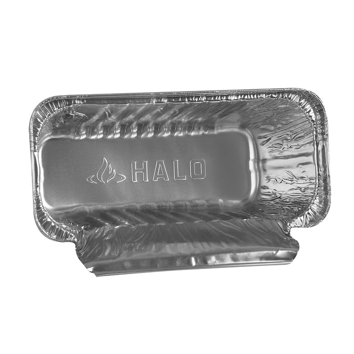 Halo Grease Trap Foil Liners With Lids For Elite & Prime Series Griddles 10 Pack