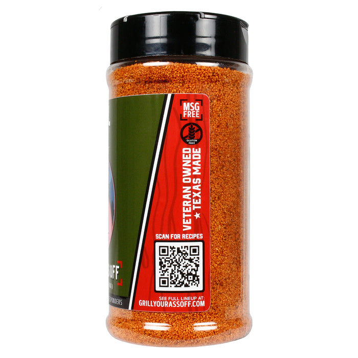 Grill Your Ass Off 10.5 oz Infidel Pork Seasoning Rub MSG & Gluten Free INFIDEL