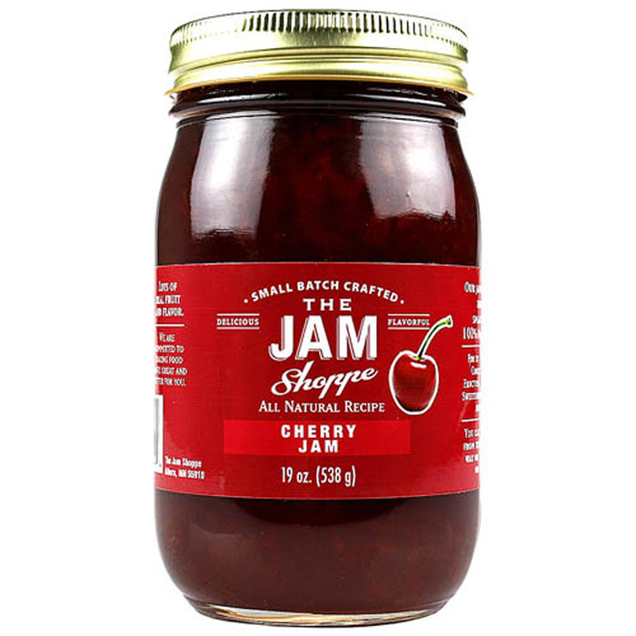 The Jam Shoppe All Natural Cherry Jam 19 oz. Jar