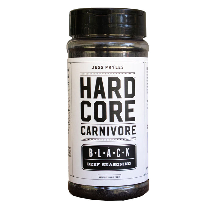 Hardcore Carnivore Black Seasoning 13 oz Steak & Meat BBQ Rub
