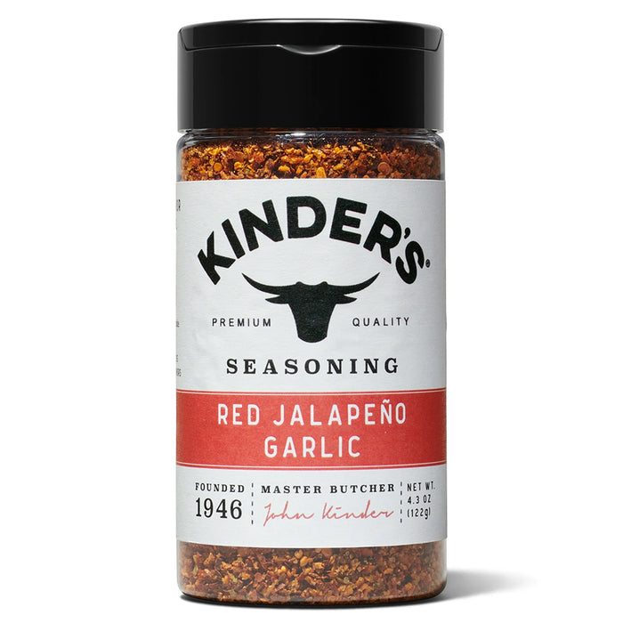 Kinder's Red Jalapeno Garlic and Citrus Handcrafted Seasoning Keto No MSG 4.3 oz