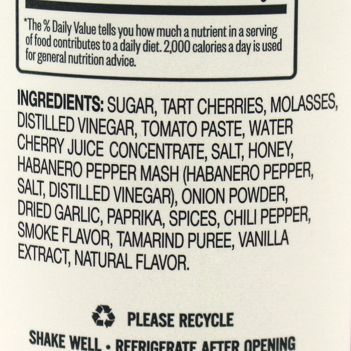 Kosmos Q Cherry Habanero BBQ Sauce 21 Oz Bottle Mild KOS-CHRRY-HAB