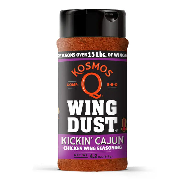 Kosmos Q Wing Dust Kickin Cajun Wing Dusting Seasoning Competition Pit Master