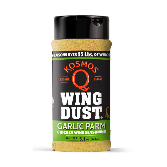 Kosmos Q Wing Dust Garlic Parm Wing Dusting Seasoning Competition Pit Master 5oz