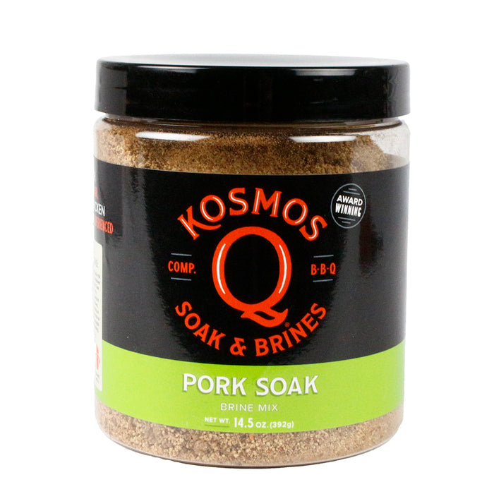 Kosmos Q Soak & Brine For Pork 14.5 Oz Tenderize Moisturize KOS-PRKSOAK