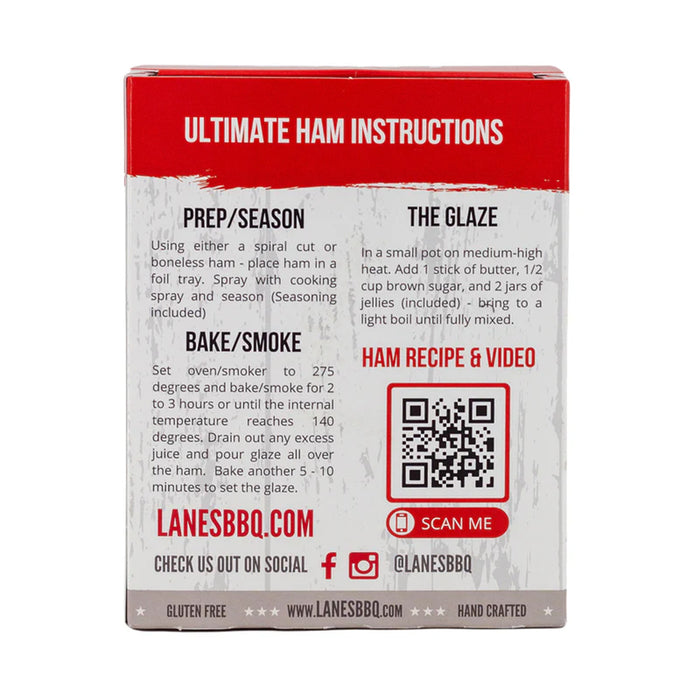 Lane's Ultimate Ham Kit Seasoning and Glaze Gluten Free Hand Crafted LANESHAM