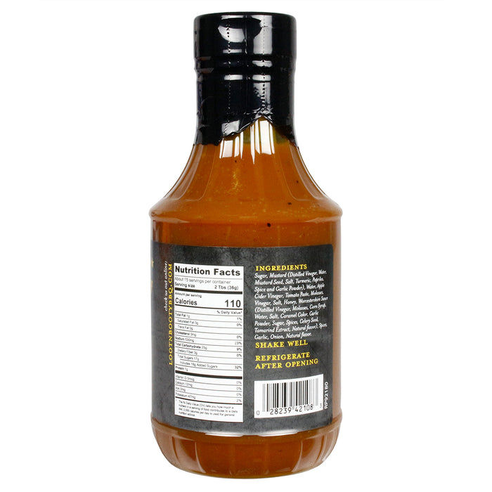 Loot N' Booty BBQ Honey Gold BBQ Sauce Sweet and Tangy Gluten Free 19.5 Ounce