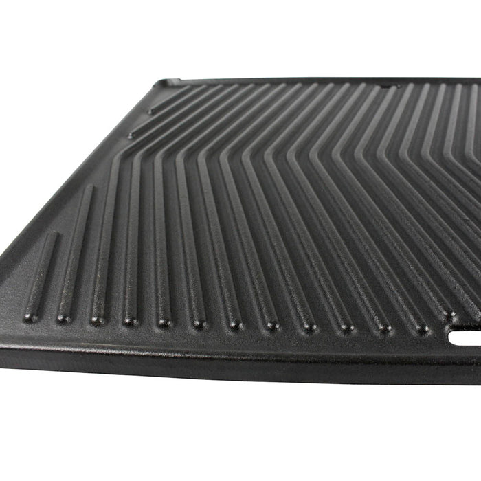 Mont Alpi Dual Sided Heavy Duty Cast Iron Griddle Plate Flat & Ridged Surface