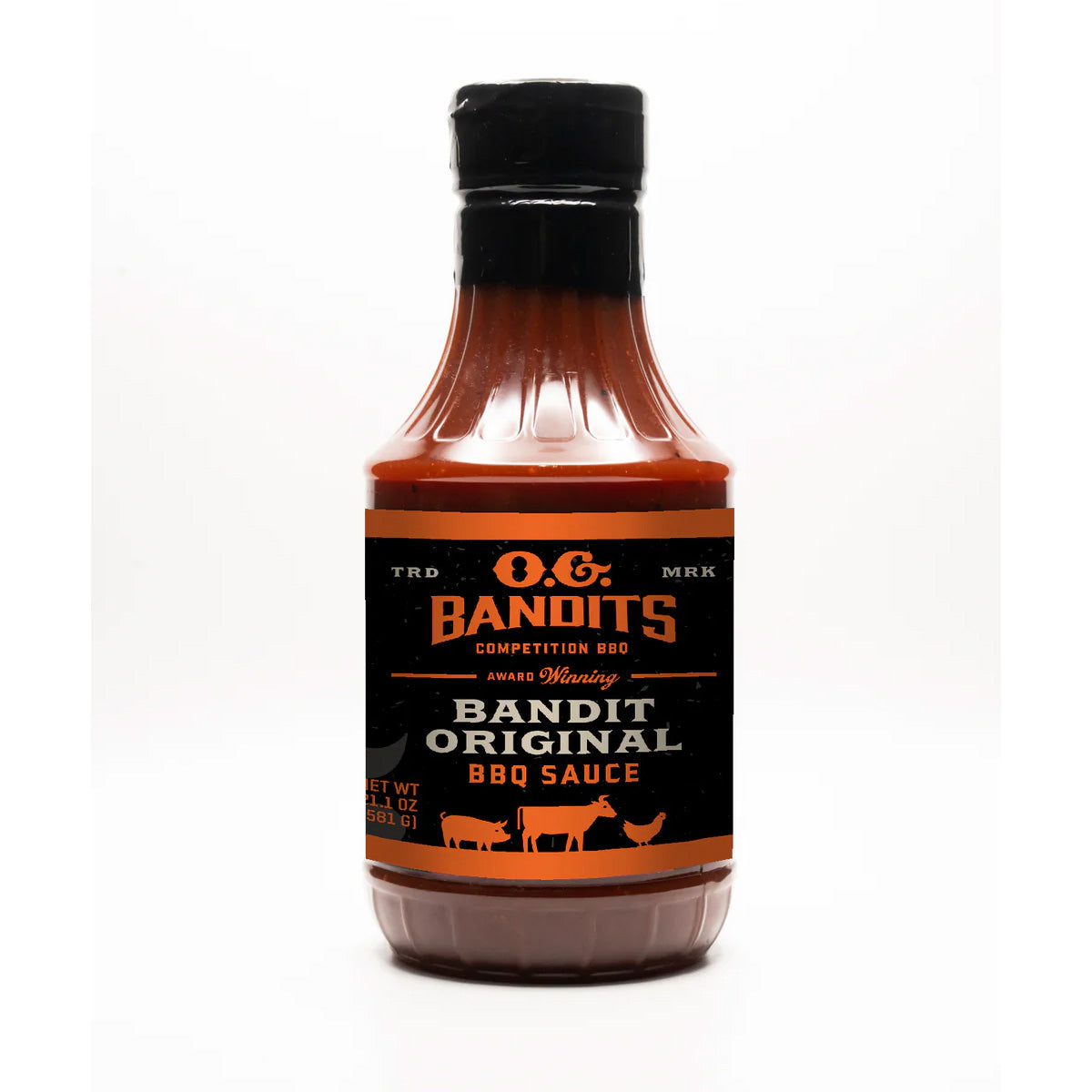 O.G. Bandits Bandit Original Sauce 20.5oz Competition BBQ Sweet & Smok ...