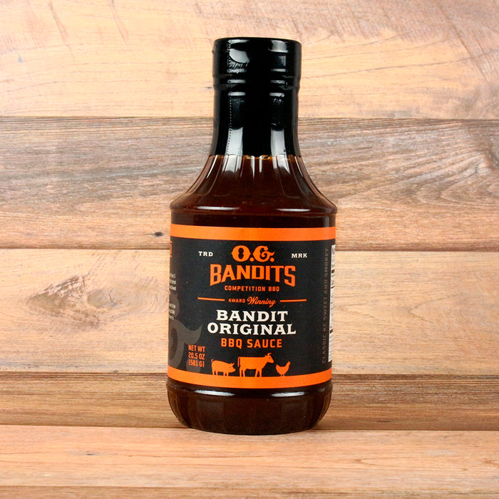 O.G. Bandits Bandit Original Sauce 20.5oz Competition BBQ Sweet & Smoky Flavor