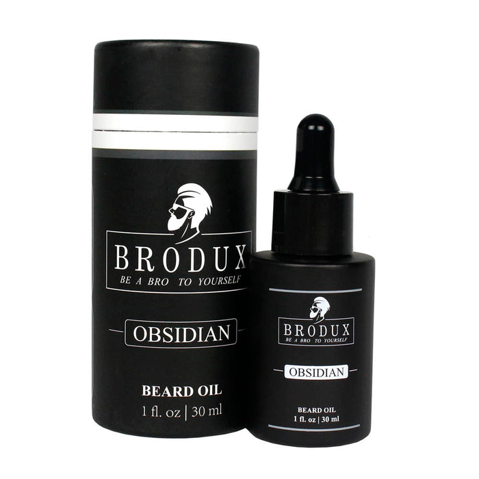 BroDux Obsidian Handcrafted Beard Oil Conditioner Moisturizer Scented 1 Ounce