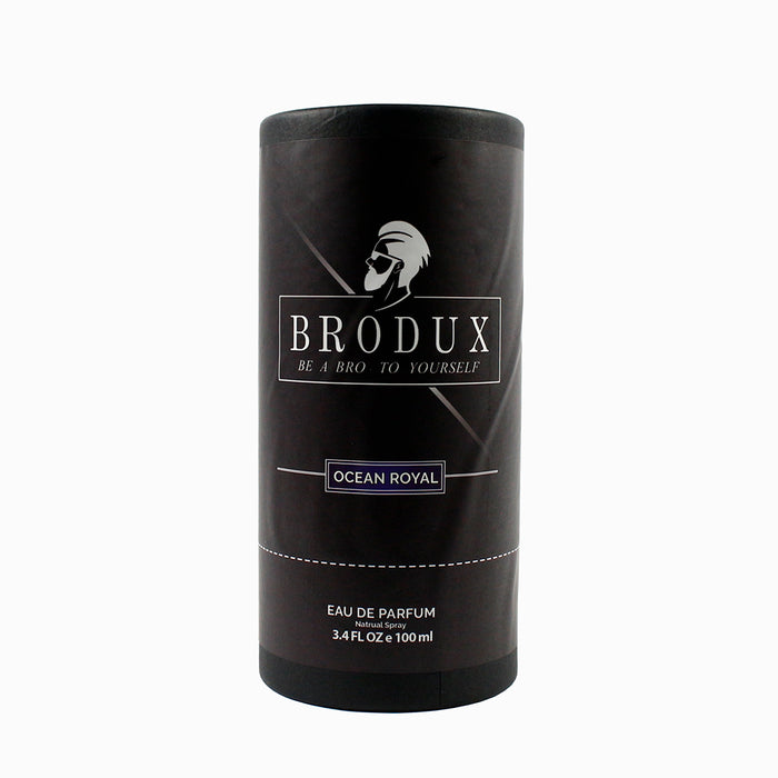 BroDux Ocean Royal Handcrafted High Quality Natural Cologne 3.4 oz Spray Bottle