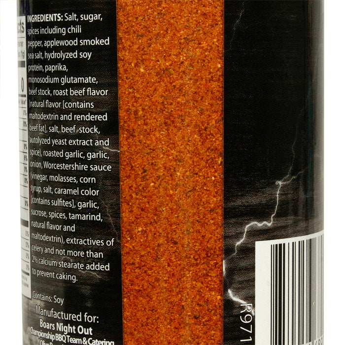 Boars Night Out Southern Thunder Beef Rub Beef Pork Chicken Seasoning 11.2 Oz