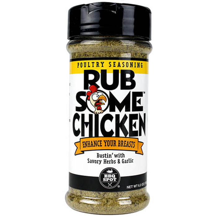 Rub Some Chicken Poultry Seasoning 6.0 Oz Savory Herbs & Garlic Gluten Free