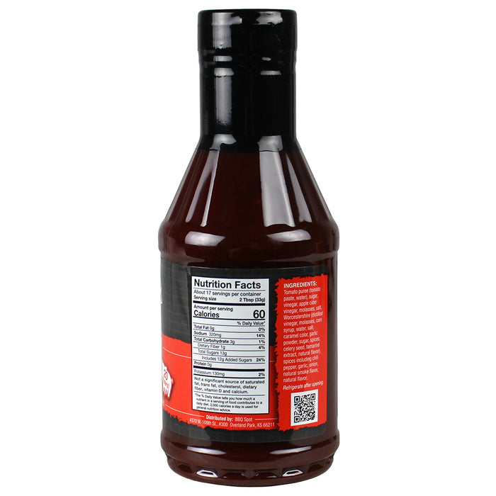 Three Little Pigs Kansas City Style Sweet BBQ Sauce 20.2 Oz Award OW85500