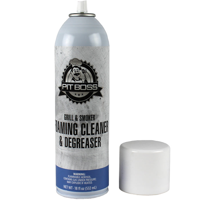 Pit Boss Grill and Smoker Foaming Cleaner Degreaser 18 oz Eco Friendly Aerosol