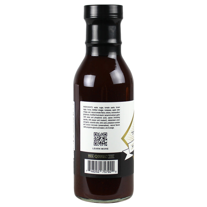 Q39 Classic BBQ Sauce Fruity, Sweet & With Some Spice Gluten-Free 15 Ounces