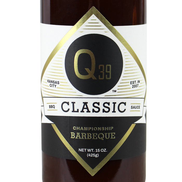 Q39 Classic BBQ Sauce Fruity, Sweet & With Some Spice Gluten-Free 15 Ounces
