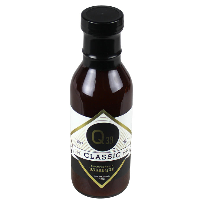 Q39 Classic BBQ Sauce Fruity, Sweet & With Some Spice Gluten-Free 15 Ounces