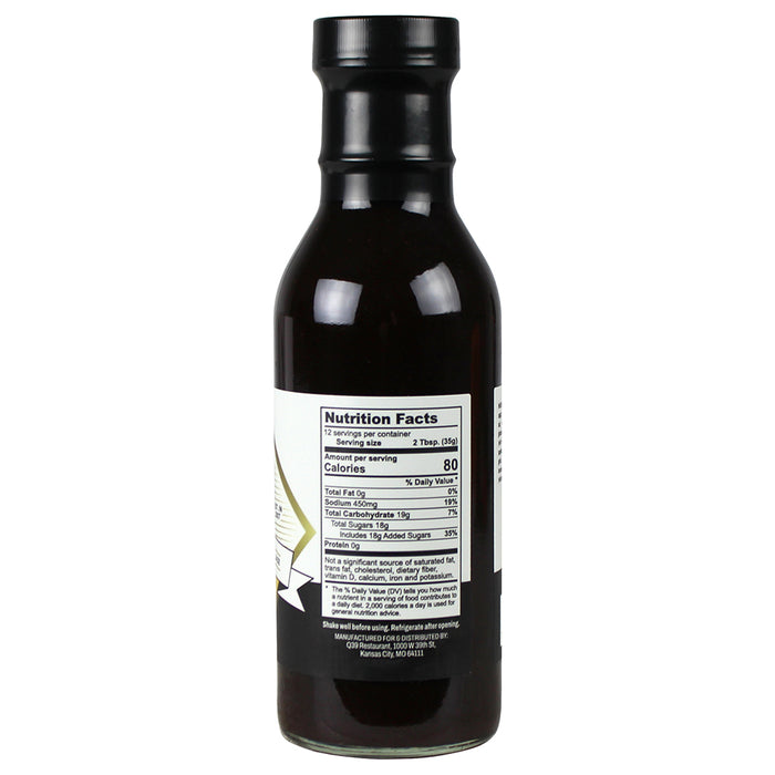 Q39 Honey BBQ Glaze Sauce Infused W/ 100% Pure Fresh Honey Gluten Free 15 Ounce