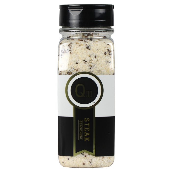 Q39 Steak Seasoning Salt Pepper & Garlic Rub For Meat & Veggies No MSG 16 oz