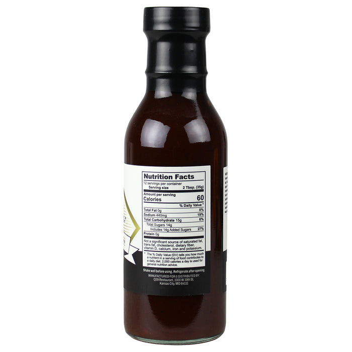 Q39 Zesty BBQ Sauce Gluten Free Award Winning Recipe For Pork Dishes 15 Ounces