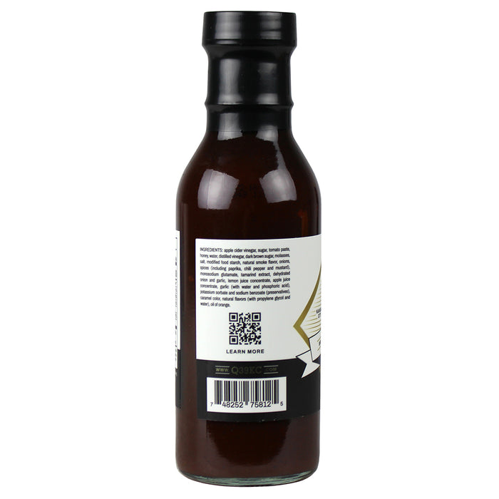 Q39 Zesty BBQ Sauce Gluten Free Award Winning Recipe For Pork Dishes 15 Ounces