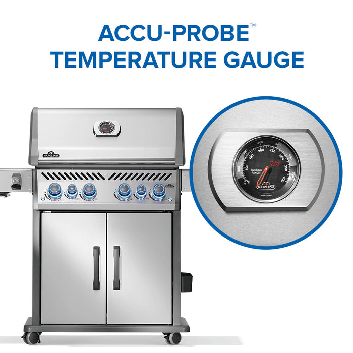 Napoleon Rogue® PRO-S 525 Natural Gas Grill w/ Infrared Side/Rear Burners