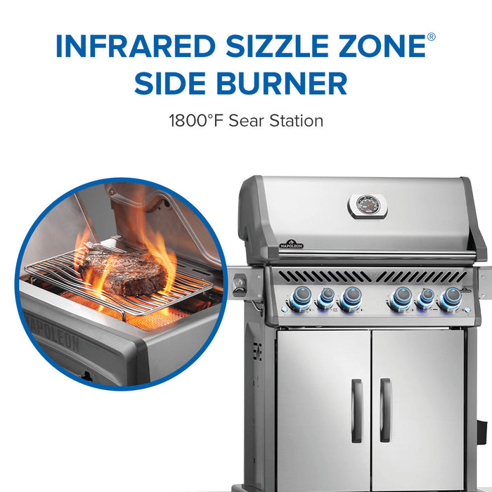 Napoleon Rogue® PRO-S 525 Natural Gas Grill w/ Infrared Side/Rear Burners