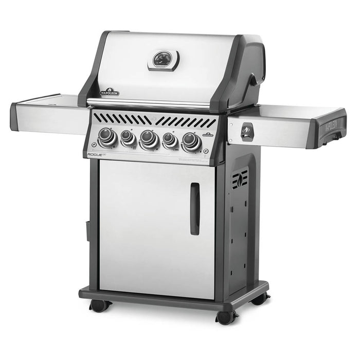 Napoleon Rogue SE 425 Propane Gas Grill Infrared Side Burner Stainless Steel