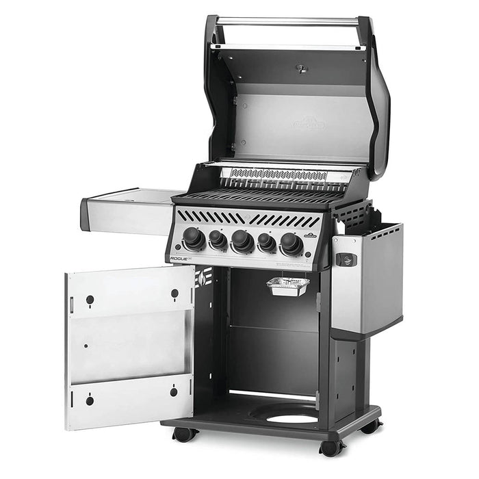 Napoleon Rogue SE 425 Propane Gas Grill Infrared Side Burner Stainless Steel