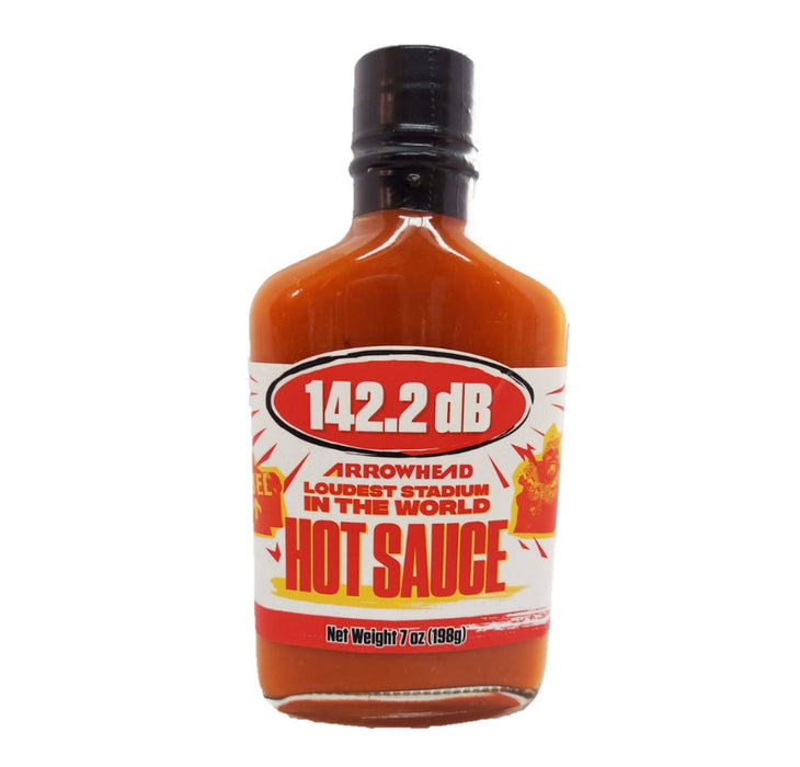 Arrowhead 142.2 db Loudest Stadium In The World Hot Sauce Decibel Up 7 Ounces