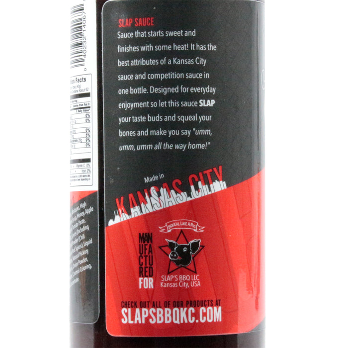 Slaps Bbq Kansas City Style Slap Sauce 16 Oz Competition Rated Barbecue Blend