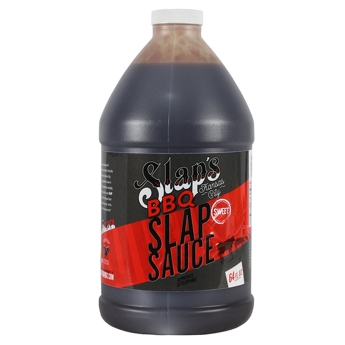 Slaps BBQ Kansas City Style Slap Sauce 64 oz Competition Rated Barbecue SL01010